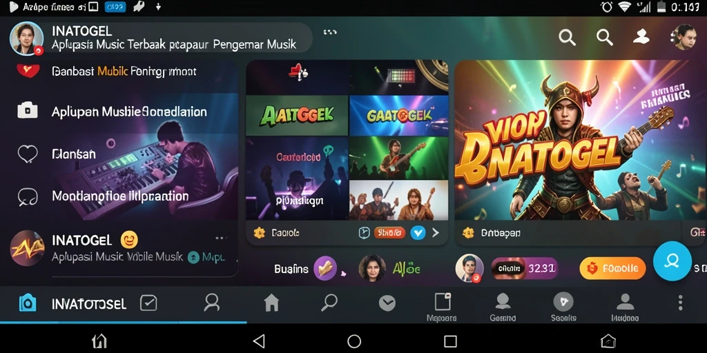 Screenshot gameplay INATOGEL menampilkan momen seru saat karaoke.