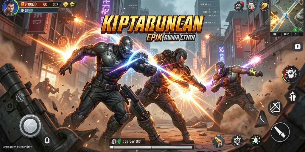 Screenshot utama KPK100 dengan tampilan gameplay Action yang mendebarkan.