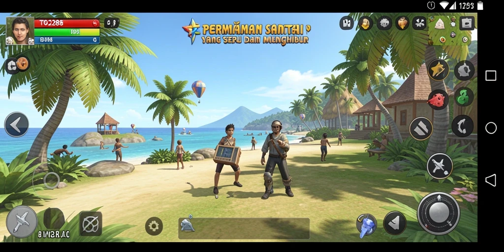 Screeenshot utama TO288 menampilkan gameplay yang seru dan penuh warna.
